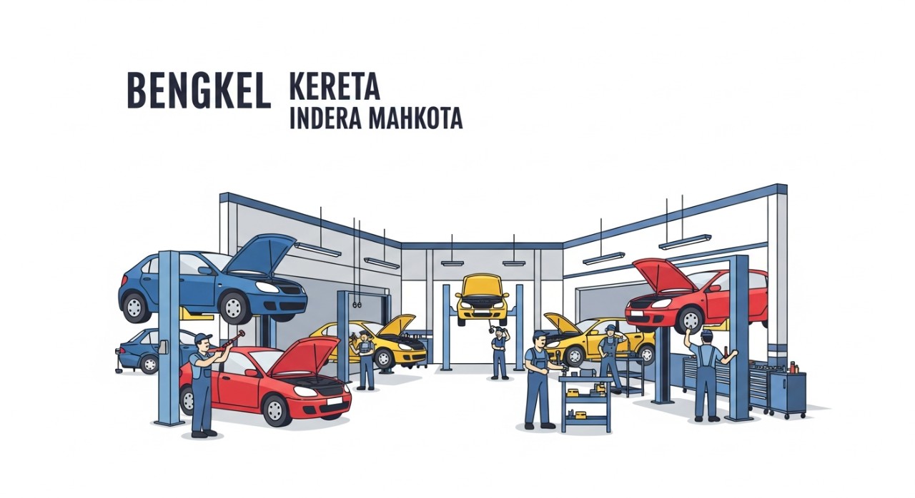 Ilustrasi utama untuk Bengkel Kereta Indera Mahkota